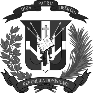 Escudo República Dominicana sin colores